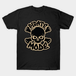 Fun Pirate Mode Graphic T-Shirt